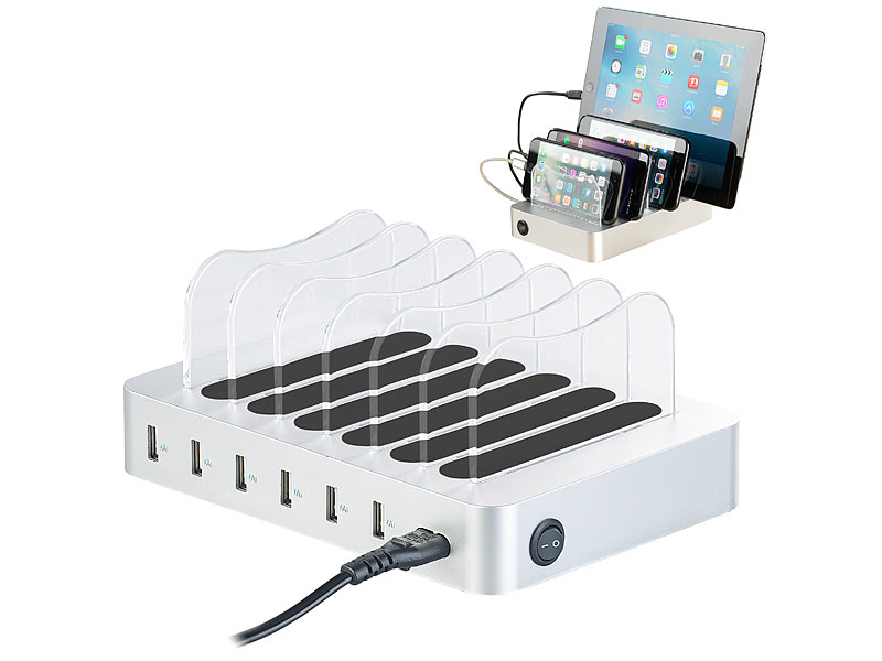 ; 2in1-Hochleistungsakkus & Solar-Generatoren, Mehrfach-USB-Netzteile für Steckdose 