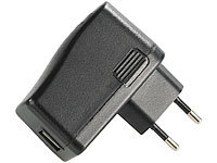 revolt USB Adapter Steckdose: Ultrakompaktes Steckdosen-USB-Netzteil, 2,1  A, 10,5 W, Ø 39 mm, weiß (USB Ladegerät flach)