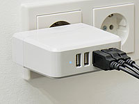 revolt Intelligentes 5-Port-USB-Wandnetzteil Smart Power, 34 Watt; USB-Steckdosen 