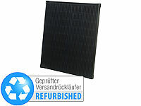 revolt Mobiles Solarpanel mit monokristallinen Zellen; Versandrückläufer; Solaranlagen-Set: Mikro-Inverter mit MPPT-Regler und Solarpanel 