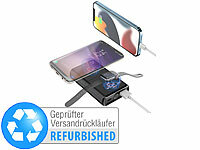 revolt 3in1-Wireless-Powerbank für iPhone & AppleWatch, Versandrückläufer