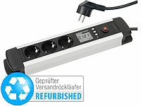 revolt Stromverbrauchsmonitor, Verbrauchsmessgeräte, Steckdosenleiste