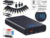 revolt USB-Powerbank mit 18 Ah, DC 3  24 V, Starthilfe, QC & USB-C PD, 160 W; USB-Powerbanks kompakt USB-Powerbanks kompakt USB-Powerbanks kompakt USB-Powerbanks kompakt 