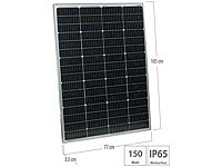 revolt Mobiles monokristallines Solarpanel, 36 Volt, 150 W, MC4-Stecker, IP65; Solaranlagen-Set: Mikro-Inverter mit MPPT-Regler und Solarpanel Solaranlagen-Set: Mikro-Inverter mit MPPT-Regler und Solarpanel 