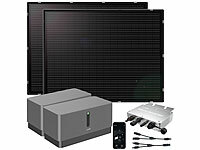 revolt Solar Komplettset, Solaranlage Komplettpaket Balkon; 2in1-Hochleistungsakkus & Solar-Generatoren 2in1-Hochleistungsakkus & Solar-Generatoren 2in1-Hochleistungsakkus & Solar-Generatoren 