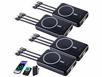 revolt Qi-Powerbank Fast, Powerbank iPhone magnetisch