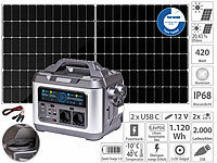 Mini-Powerbank & Solar-Konverter, 88,8 Wh, 12/230 V, Versandrückläufer