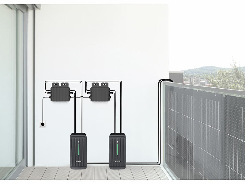 ; Solaranlagen-Sets: Mikroinverter mit Solarmodul und Akkuspeicher Solaranlagen-Sets: Mikroinverter mit Solarmodul und Akkuspeicher 